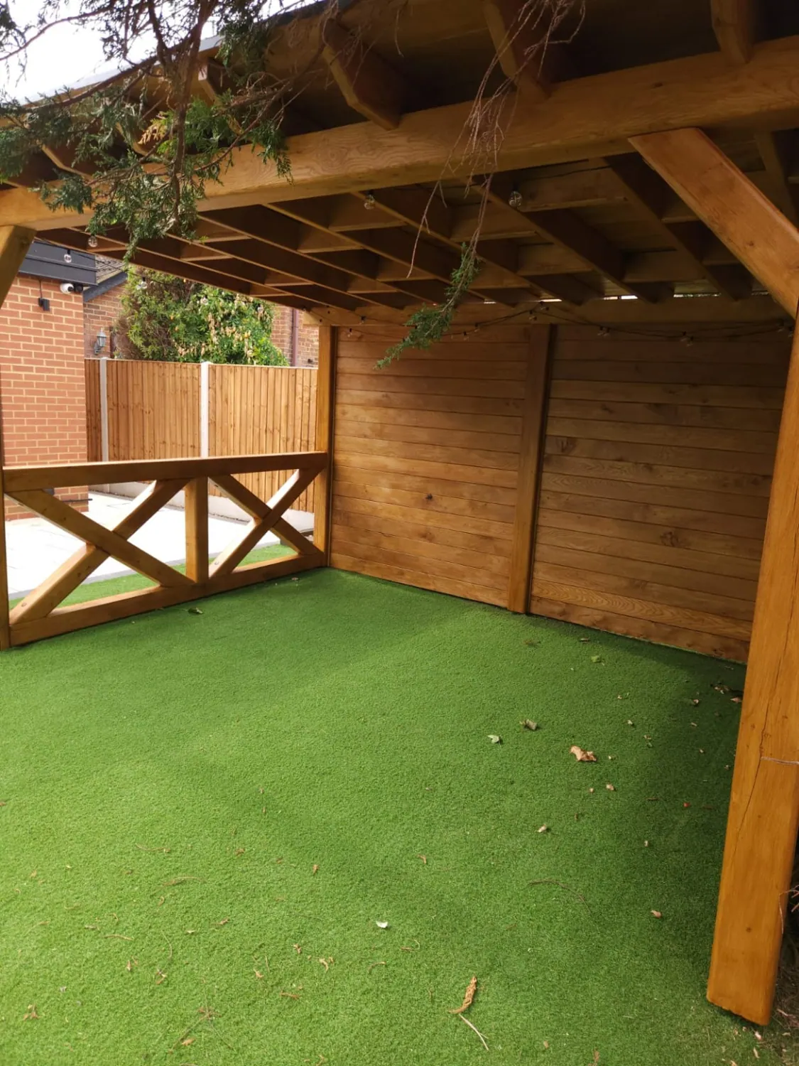 Timber Garden Gazebo – project photo 4 by A&J Bespoke Woodworking