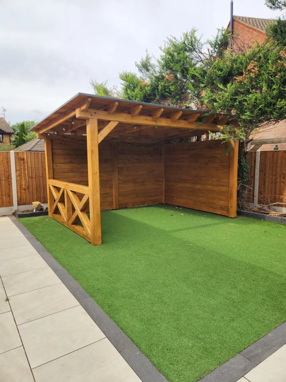 Timber Garden Gazebo – project photo 2 by A&J Bespoke Woodworking